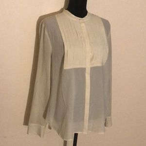 SOLD J. Crew Cream Blouse